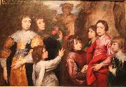 Anthony Van Dyck A Family Group oil